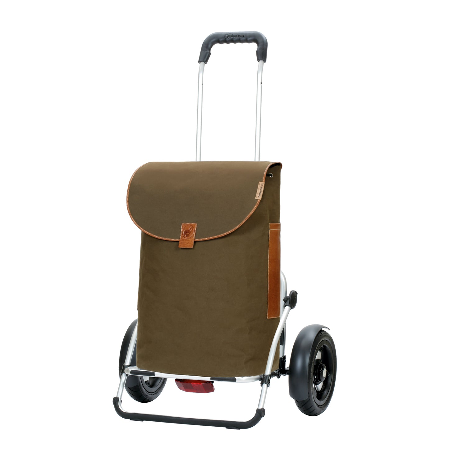 Royal Shopper Plus Saira khaki luftbereifte leichtlaufende abnehmbare Räder - 25 cm