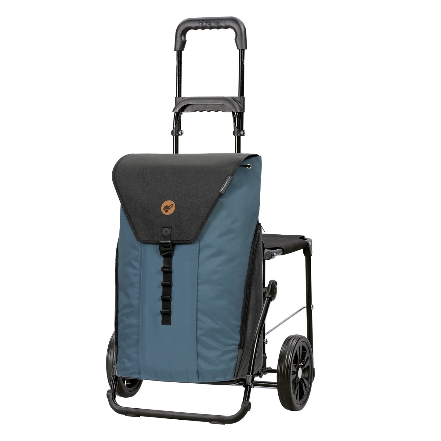 Komfort Shopper Ture blau leichtlaufende abnehmbare Räder - 20 cm