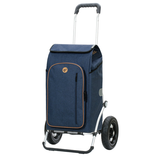 Royal Shopper Folke blau luftbereifte leichtlaufende abnehmbare Räder - 25 cm