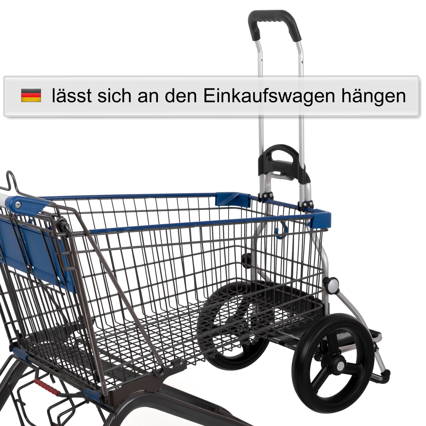 Royal Shopper Tamo blau luftbereifte leichtlaufende abnehmbare Räder - 29 cm