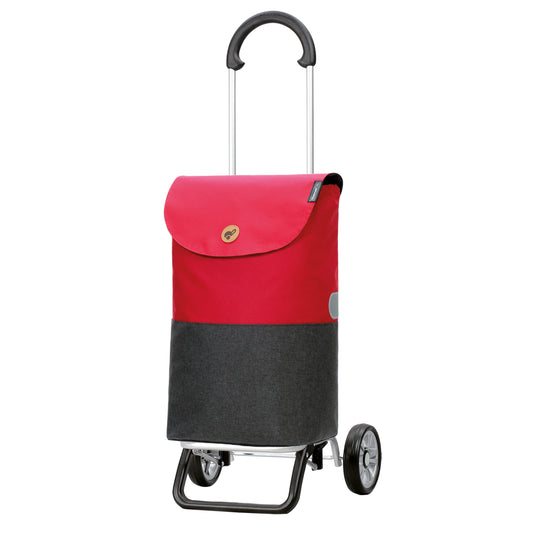 Scala Shopper Plus Ebba rot leichtlaufende abnehmbare Räder - 15 cm