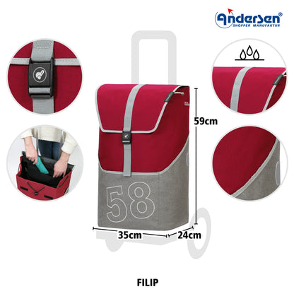 Tasche Filip rot_2