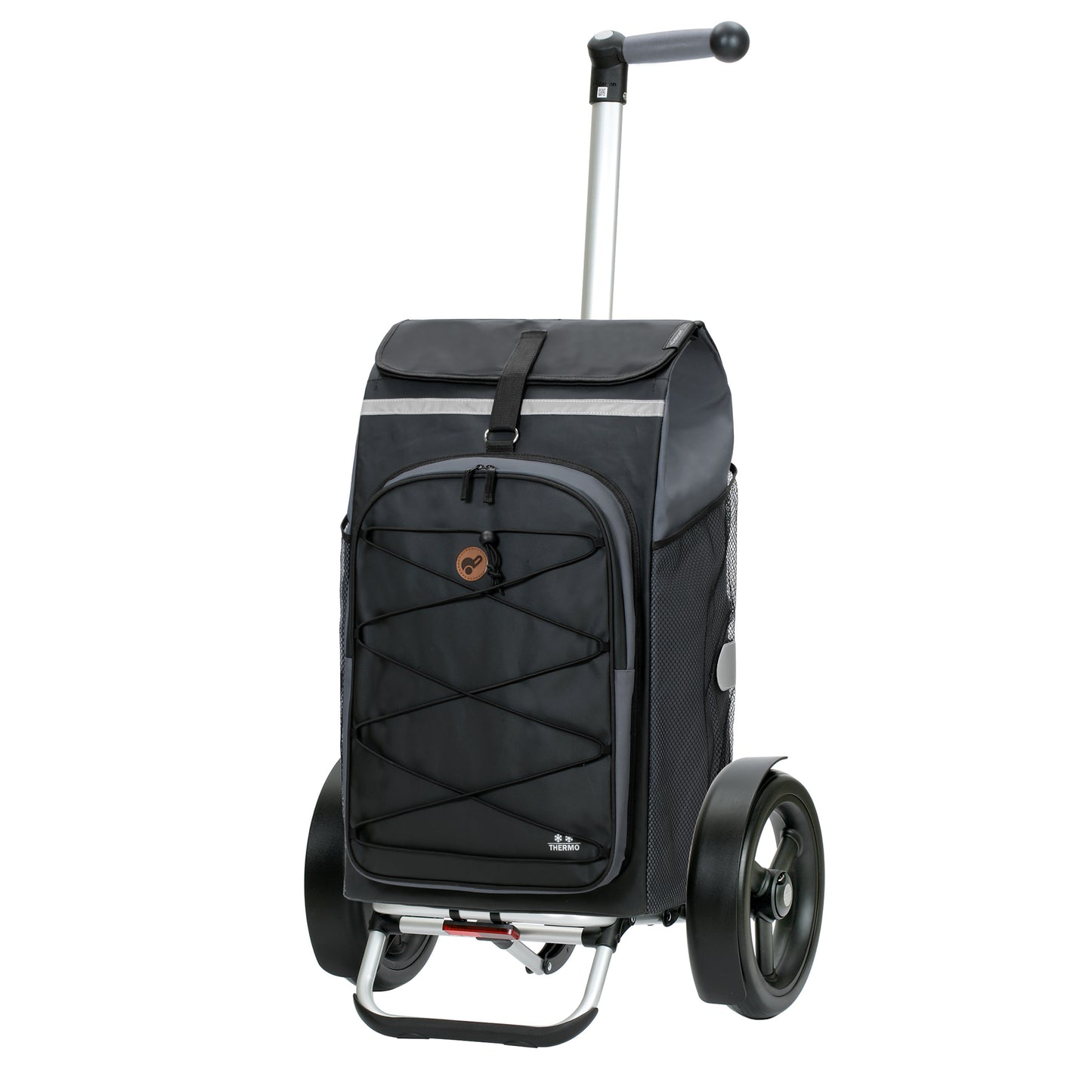 Tura Shopper Fado 2.0 grau kugelgelagerte leichtlaufende abnehmbare Räder - 29 cm