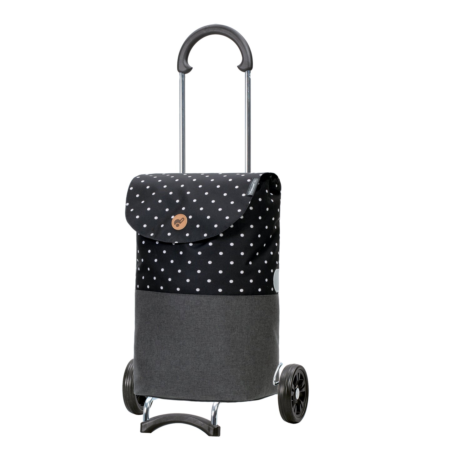 Scala Shopper Duko schwarz leichtlaufende abnehmbare Räder - 15 cm