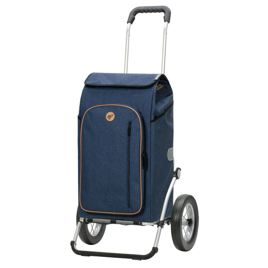 Royal Shopper Folke blau leichtlaufende abnehmbare Räder - 25 cm