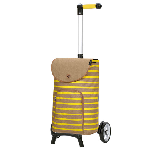Unus Shopper Fun Eske gelb leichtlaufende abnehmbare Räder - 17 cm