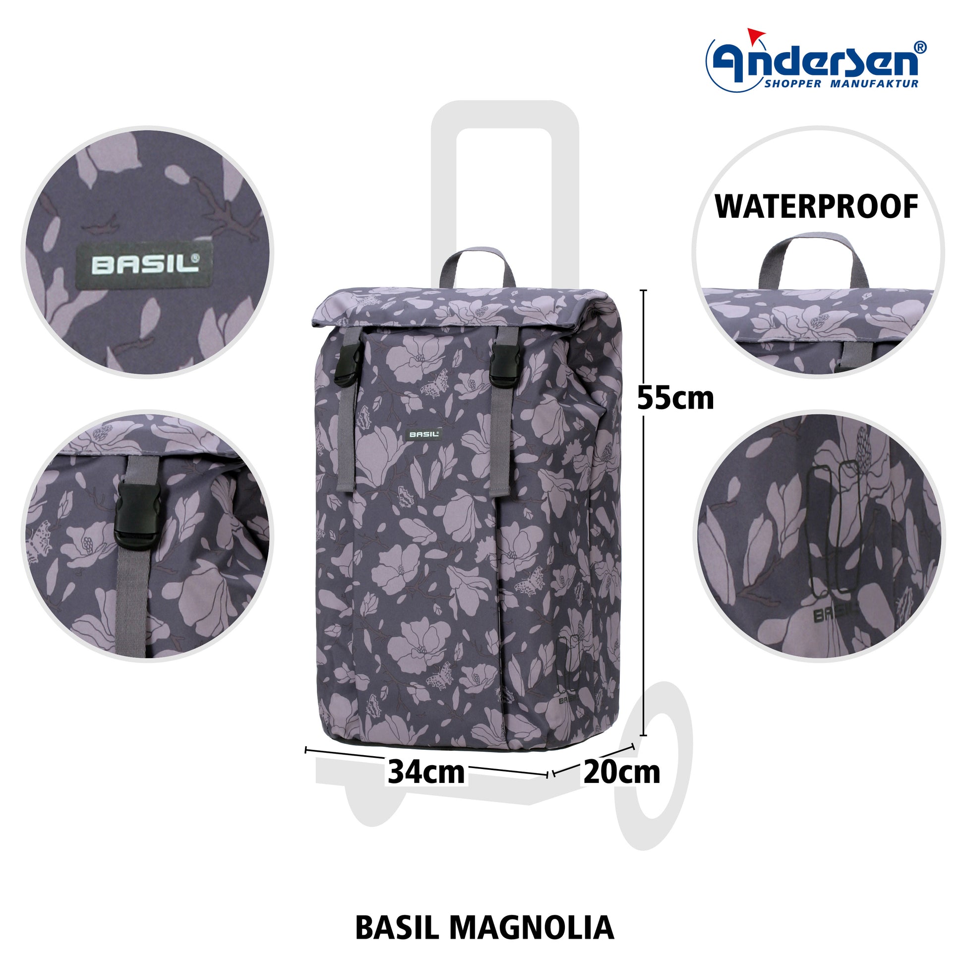 Tasche Basil Magnolia grau_2