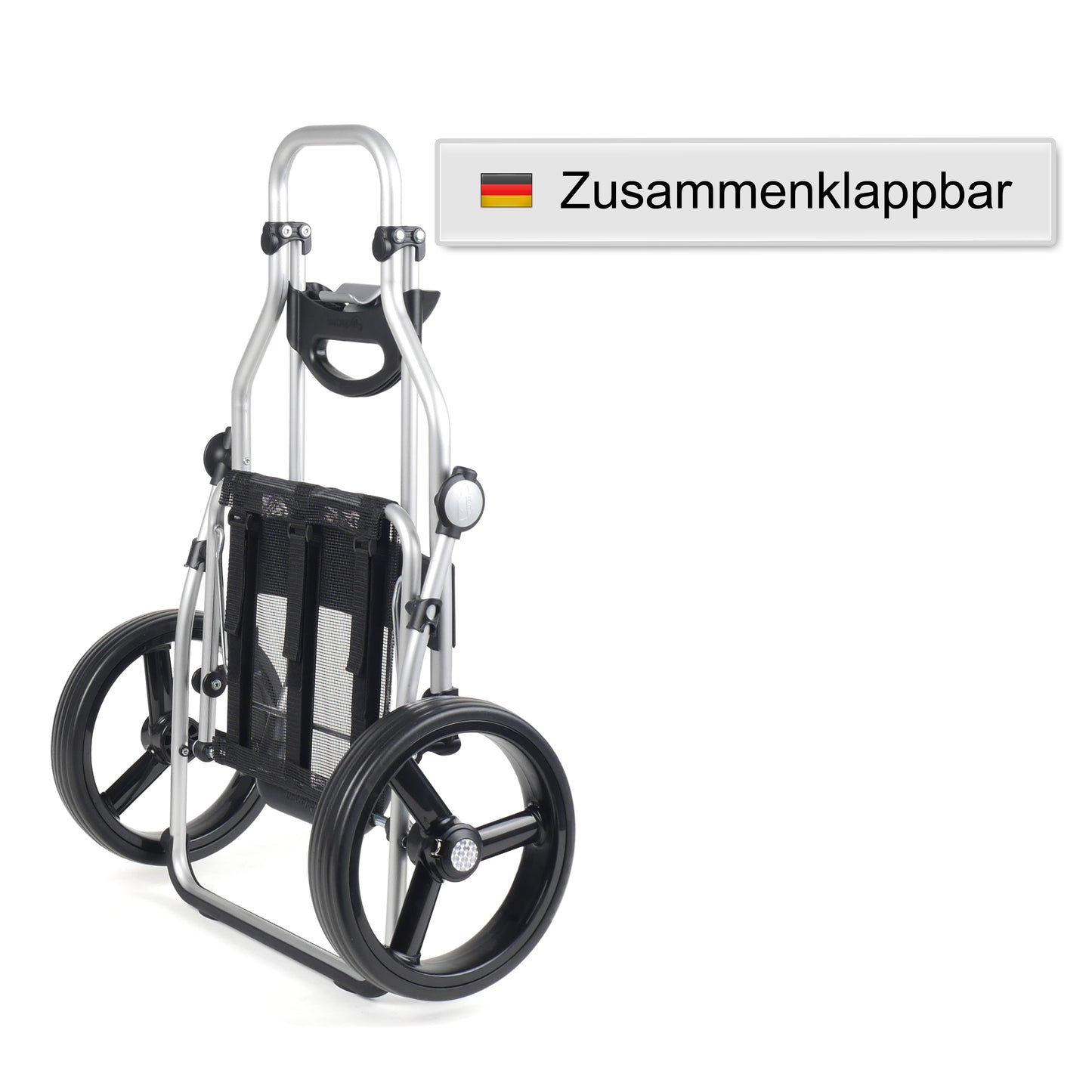 Royal Shopper Malit rot leichtlaufende abnehmbare Räder - 25 cm