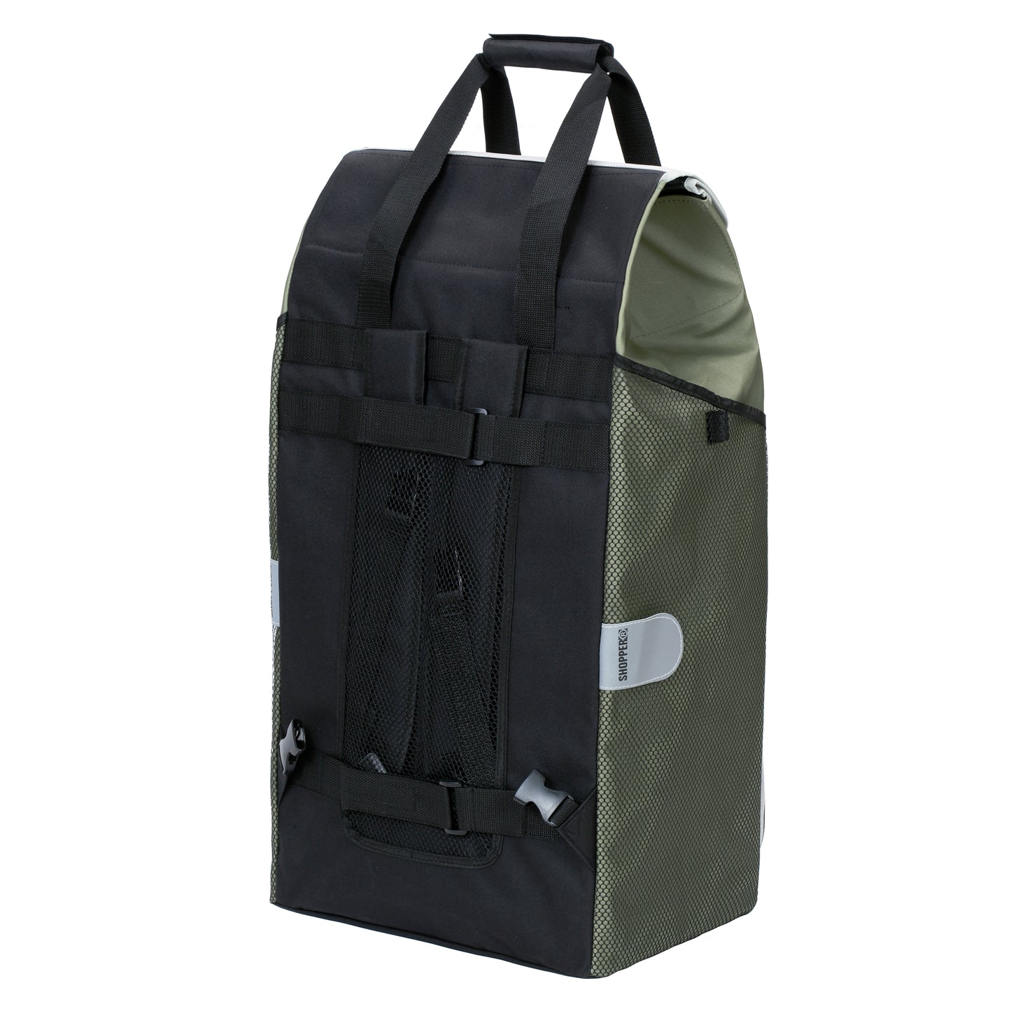 Royal Shopper Hydro 2.0 khaki luftbereifte leichtlaufende abnehmbare Räder - 25 cm