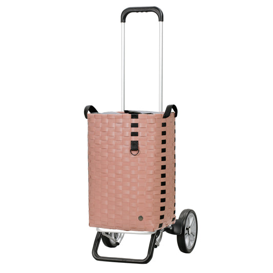 Alu Star Shopper Silja terra pink leichtlaufende abnehmbare Räder - 20 cm