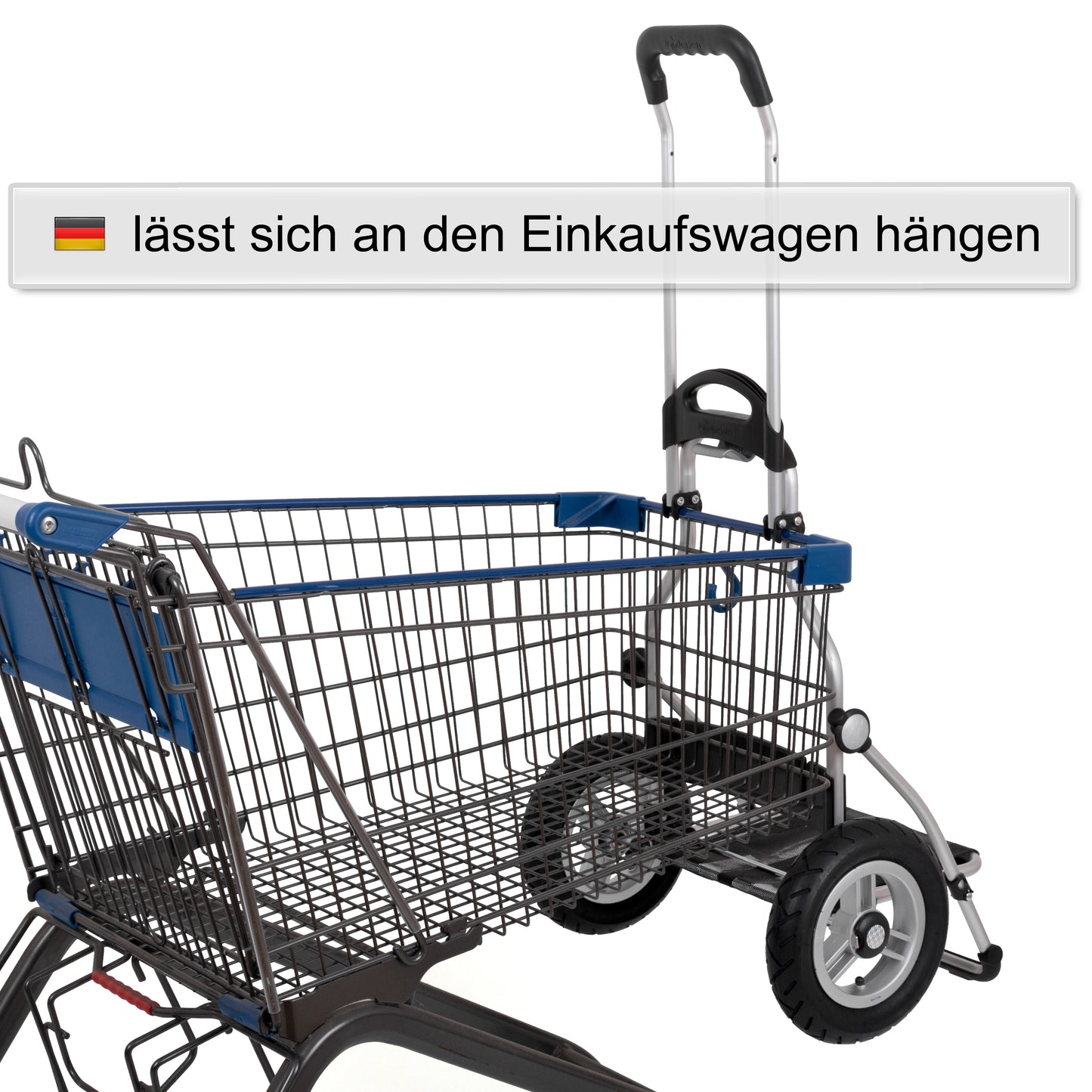 Royal Shopper Vigo mint luftbereifte leichtlaufende abnehmbare Räder - 25 cm