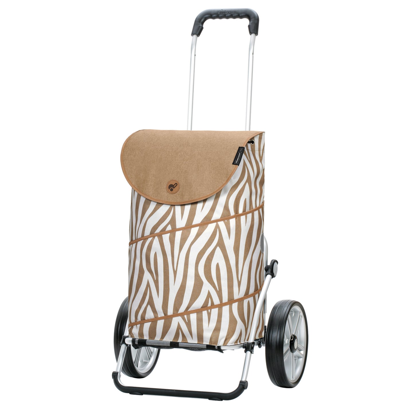 Royal Shopper Tyra zebra kugelgelagerte leichtlaufende abnehmbare Räder - 25 cm