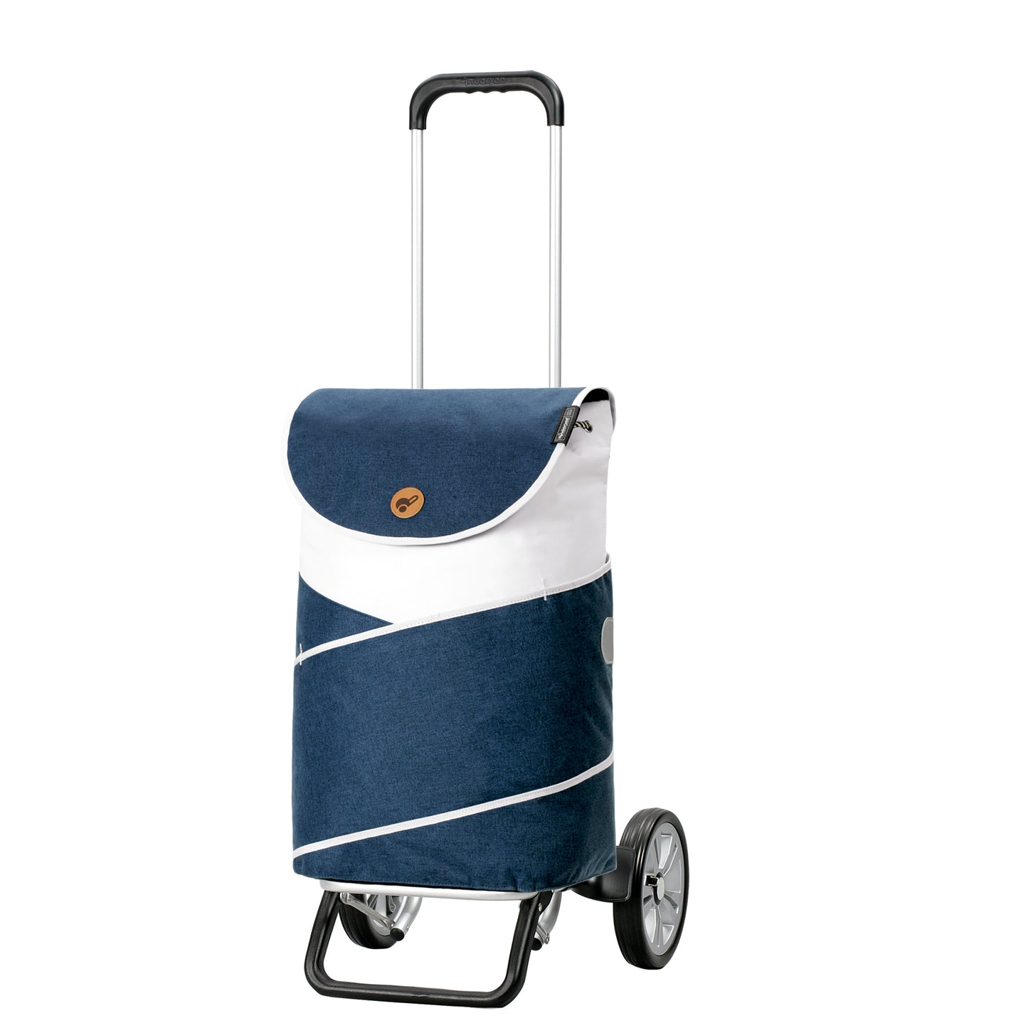 Alu Star Shopper Jarl blau leichtlaufende abnehmbare Räder - 20 cm