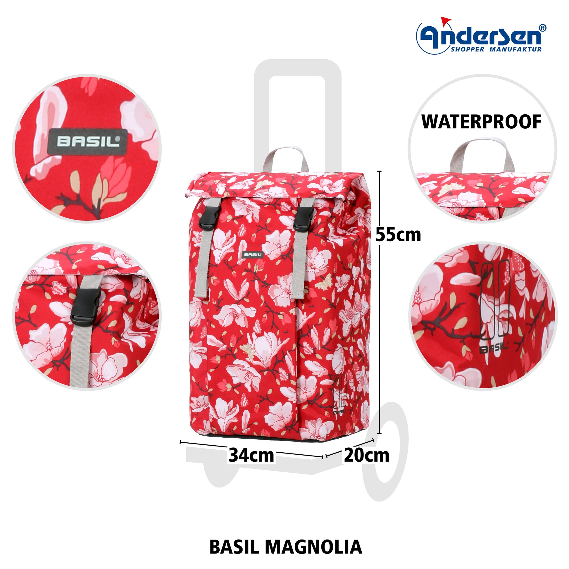 Tasche Basil Magnolia rot_2