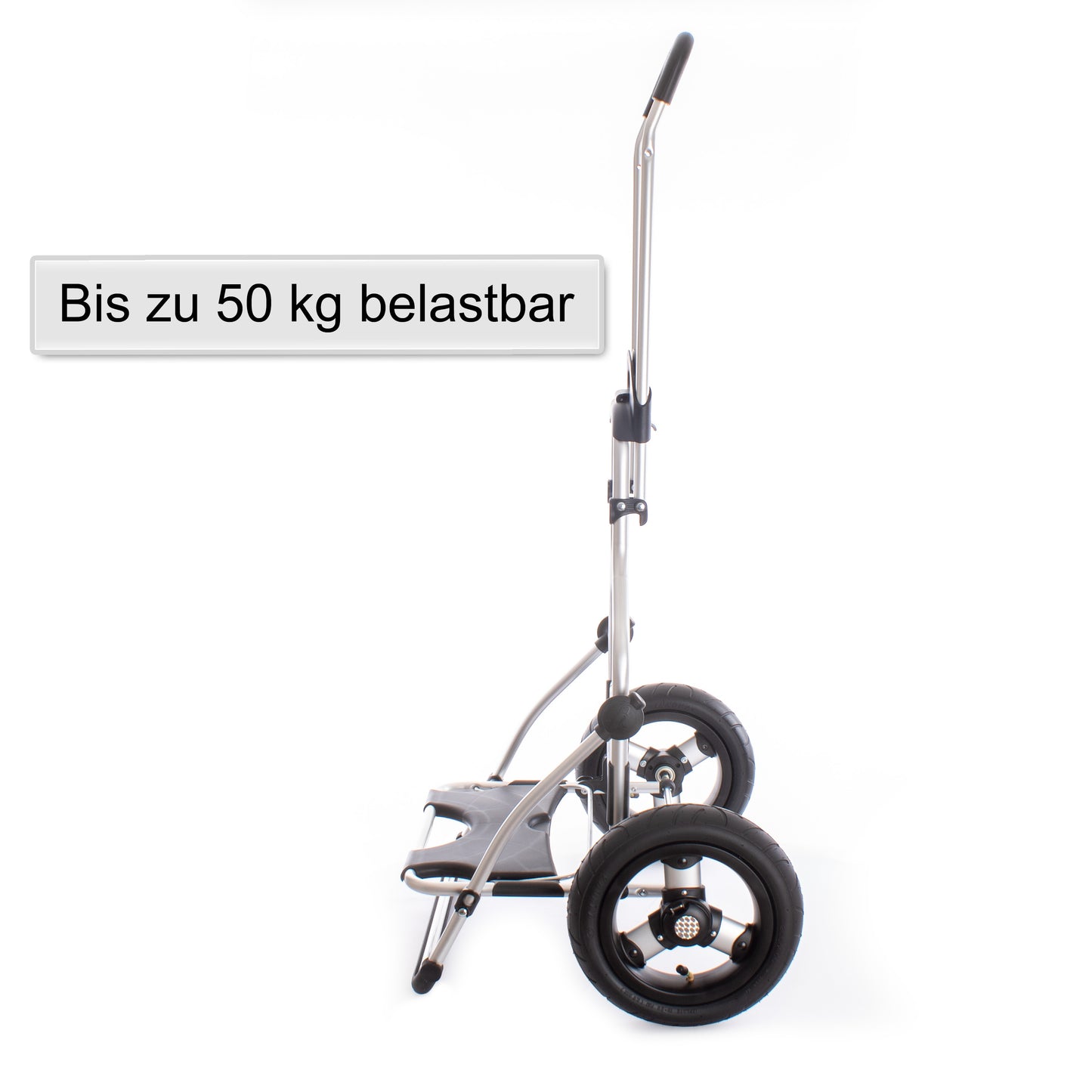 Royal Shopper XXL Vektor grau kugelgelagerte leichtlaufende abnehmbare Räder - 25 cm