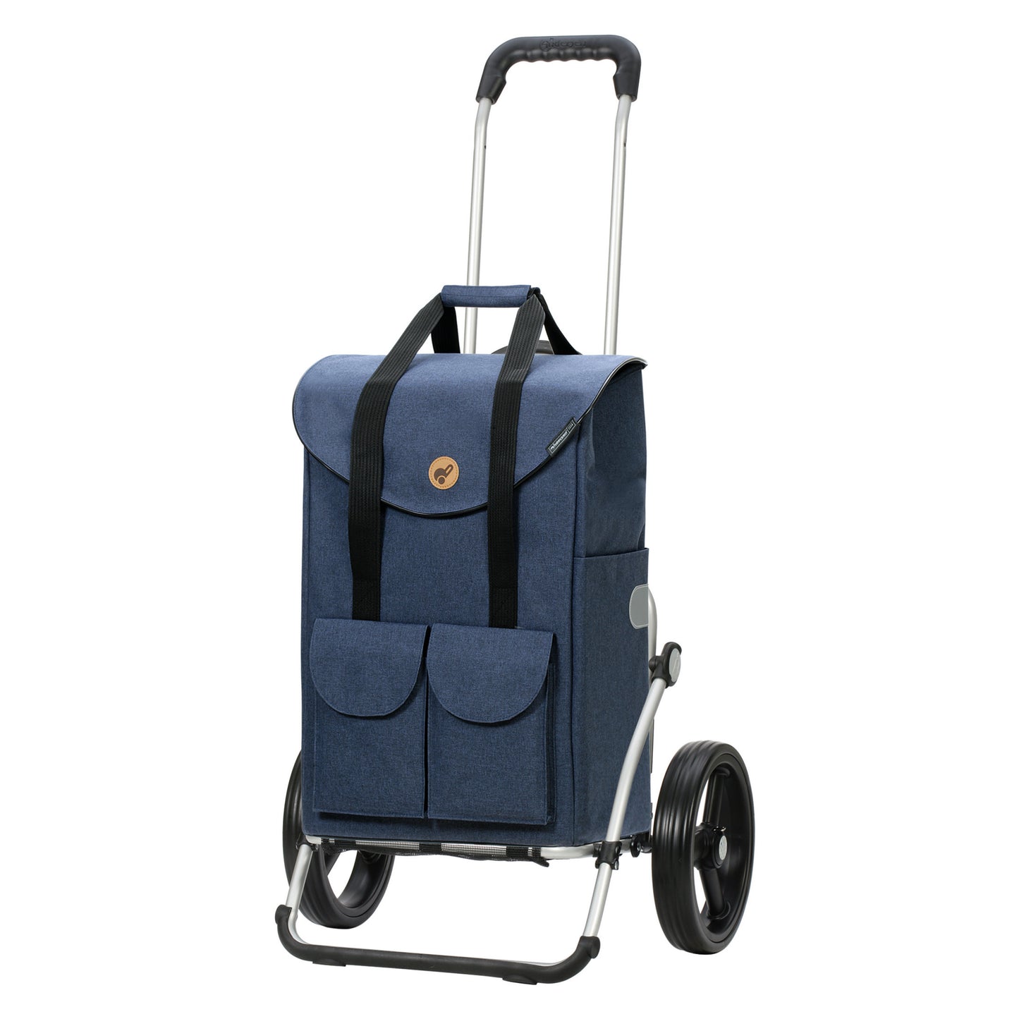 Royal Shopper Jacob blau leichtlaufende abnehmbare Räder - 25 cm