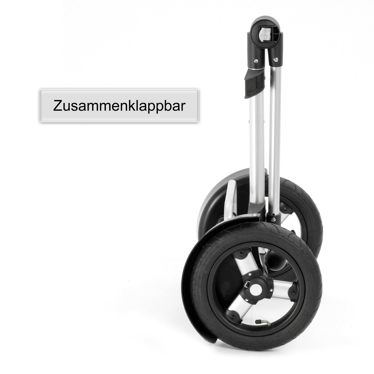 Tura Shopper Hydro 2.0 schwarz luftbereifte leichtlaufende abnehmbare Räder - 29 cm