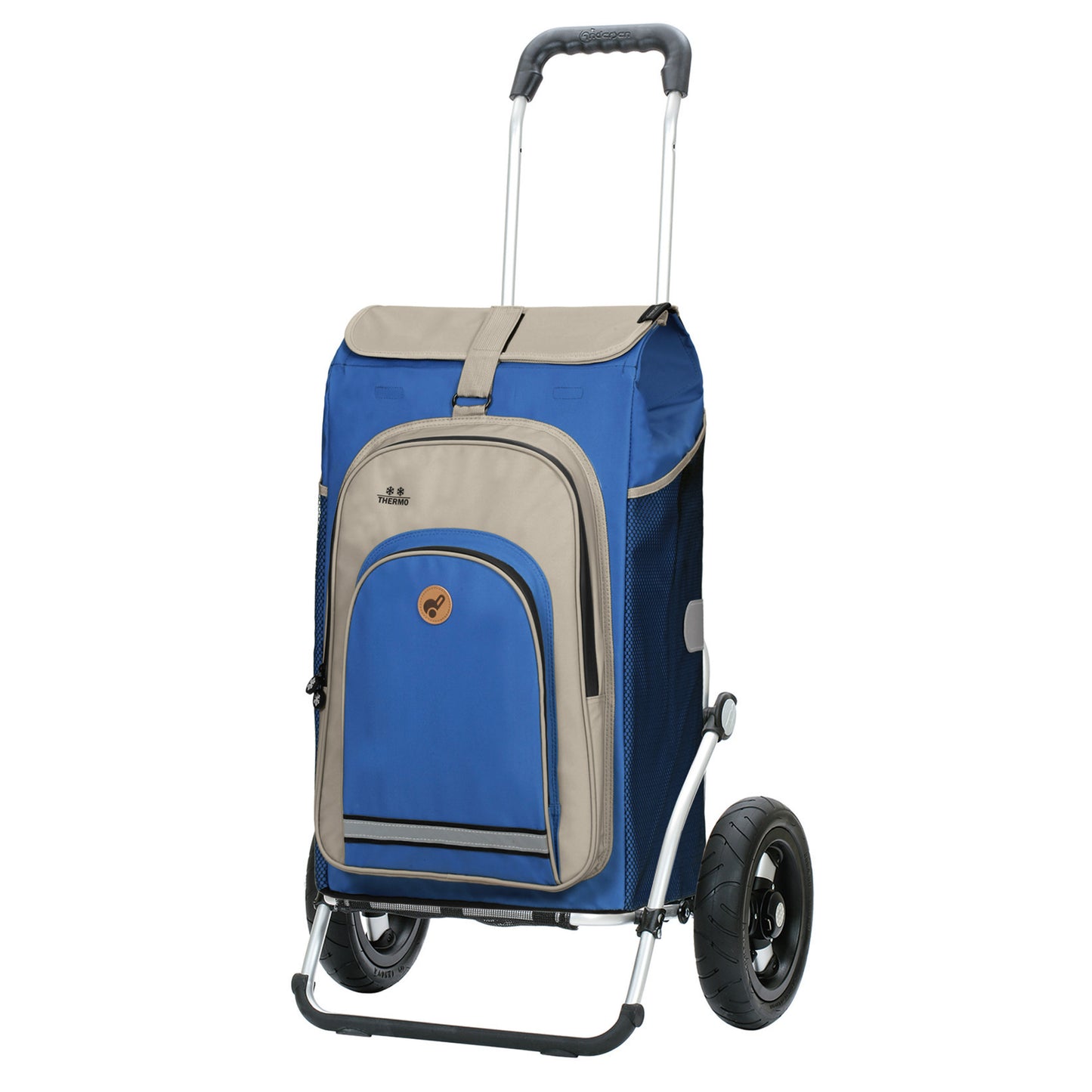 Royal Shopper Hydro 2.1 blau luftbereifte leichtlaufende abnehmbare Räder - 25 cm