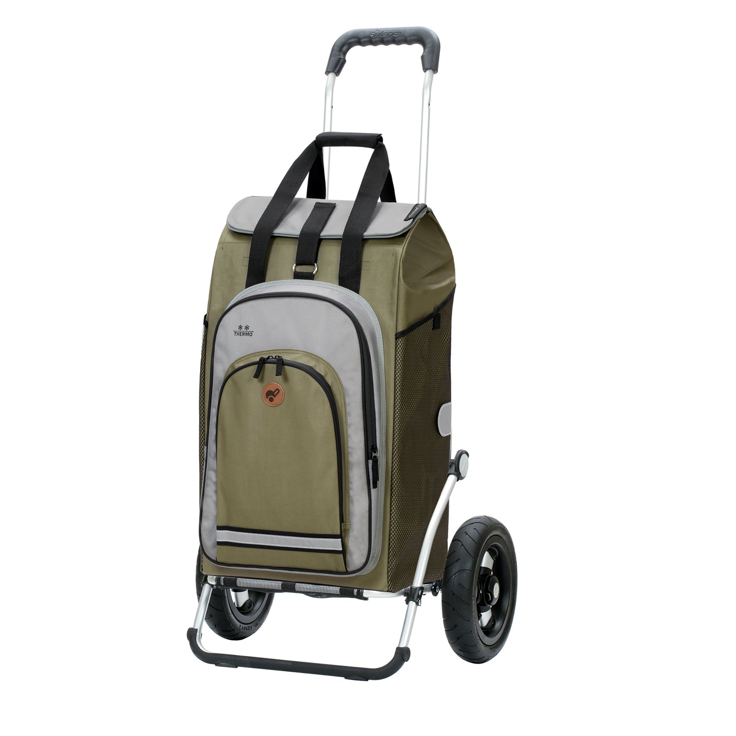 Royal Shopper Hydro 2.0 khaki luftbereifte leichtlaufende abnehmbare Räder - 25 cm