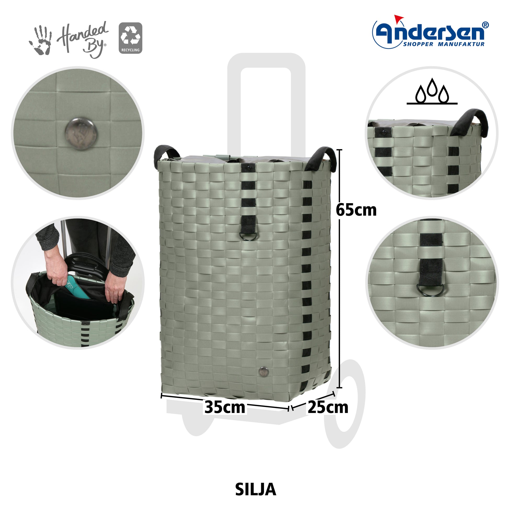 Unus Shopper Silja sage green_4