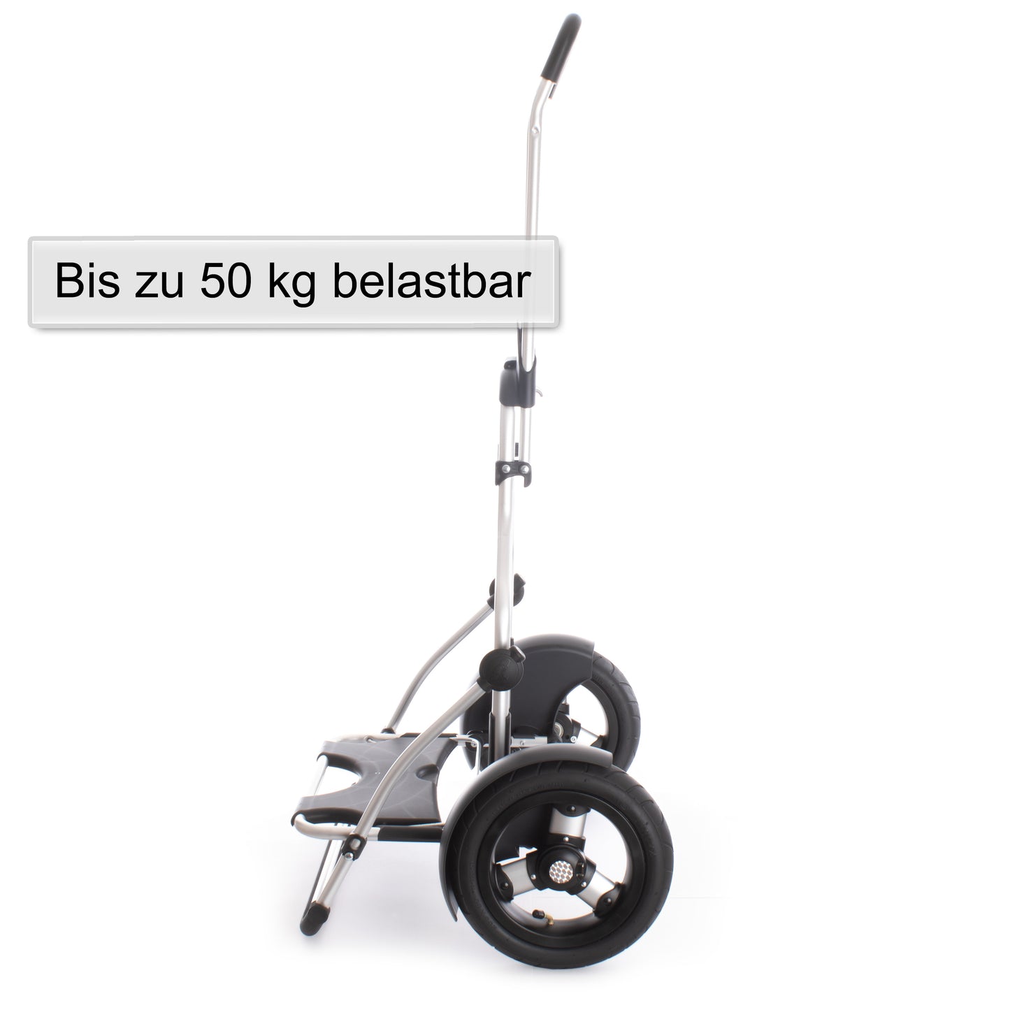 Royal Shopper Plus Saira khaki luftbereifte leichtlaufende abnehmbare Räder - 25 cm