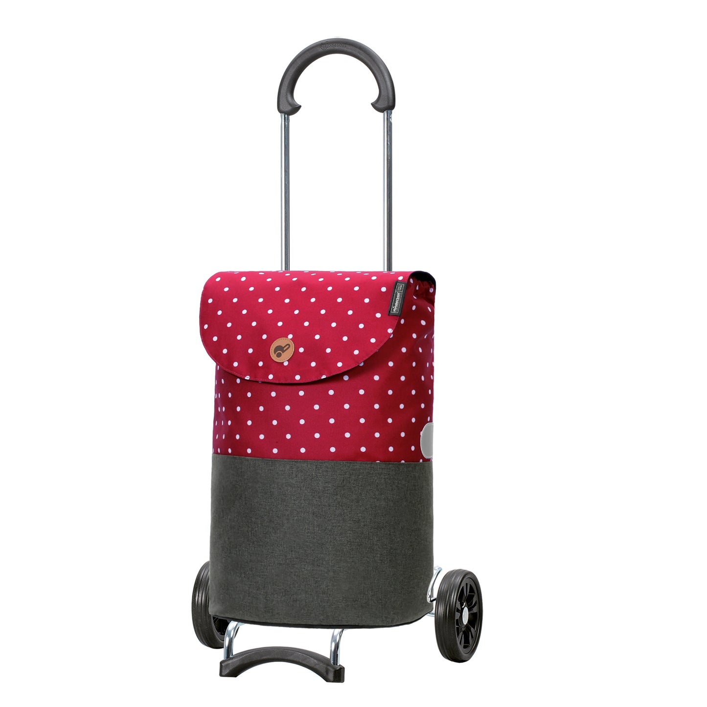 Scala Shopper Duko rot leichtlaufende abnehmbare Räder - 15 cm