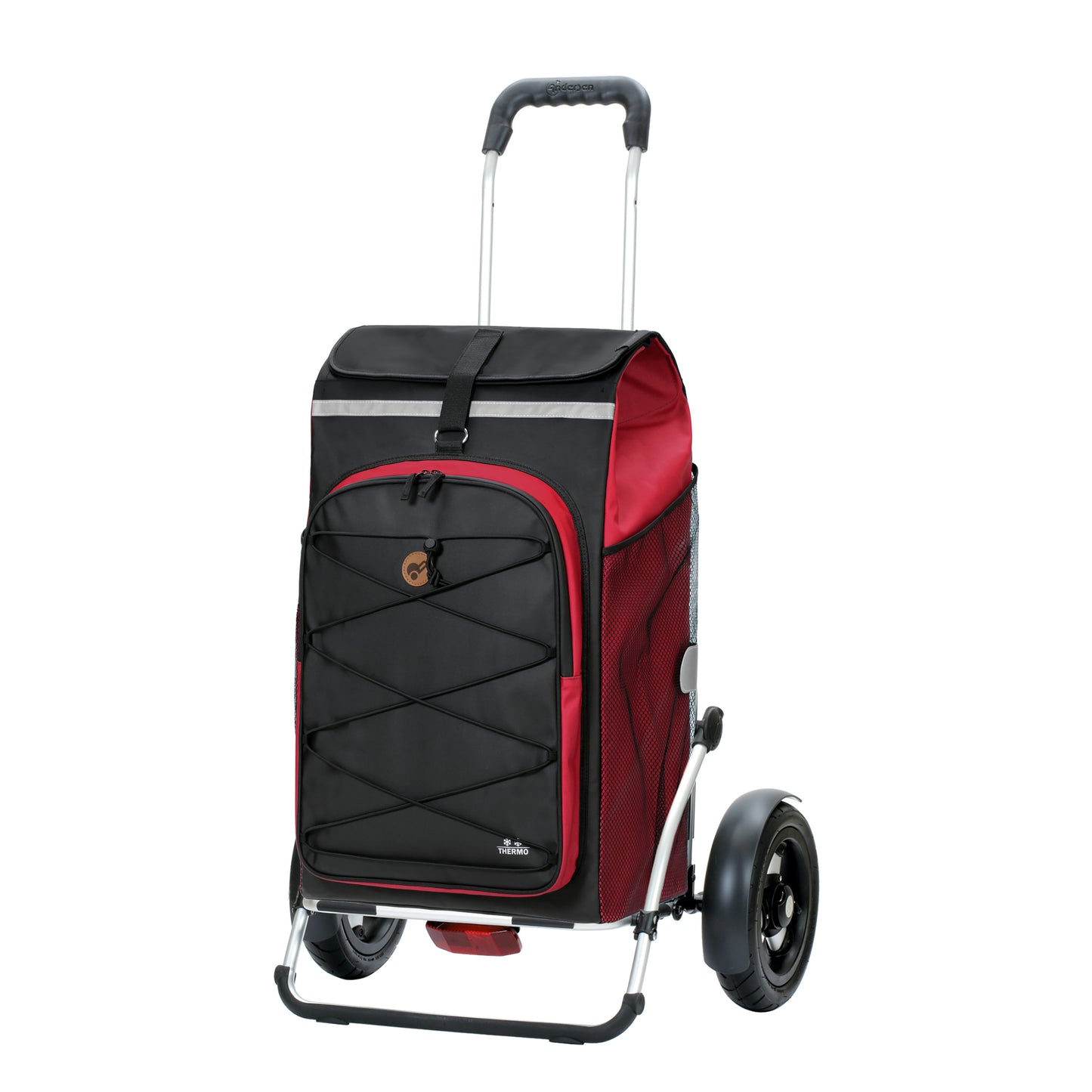 Royal Shopper Plus Fado 2.0 rot luftbereifte leichtlaufende abnehmbare Räder - 25 cm