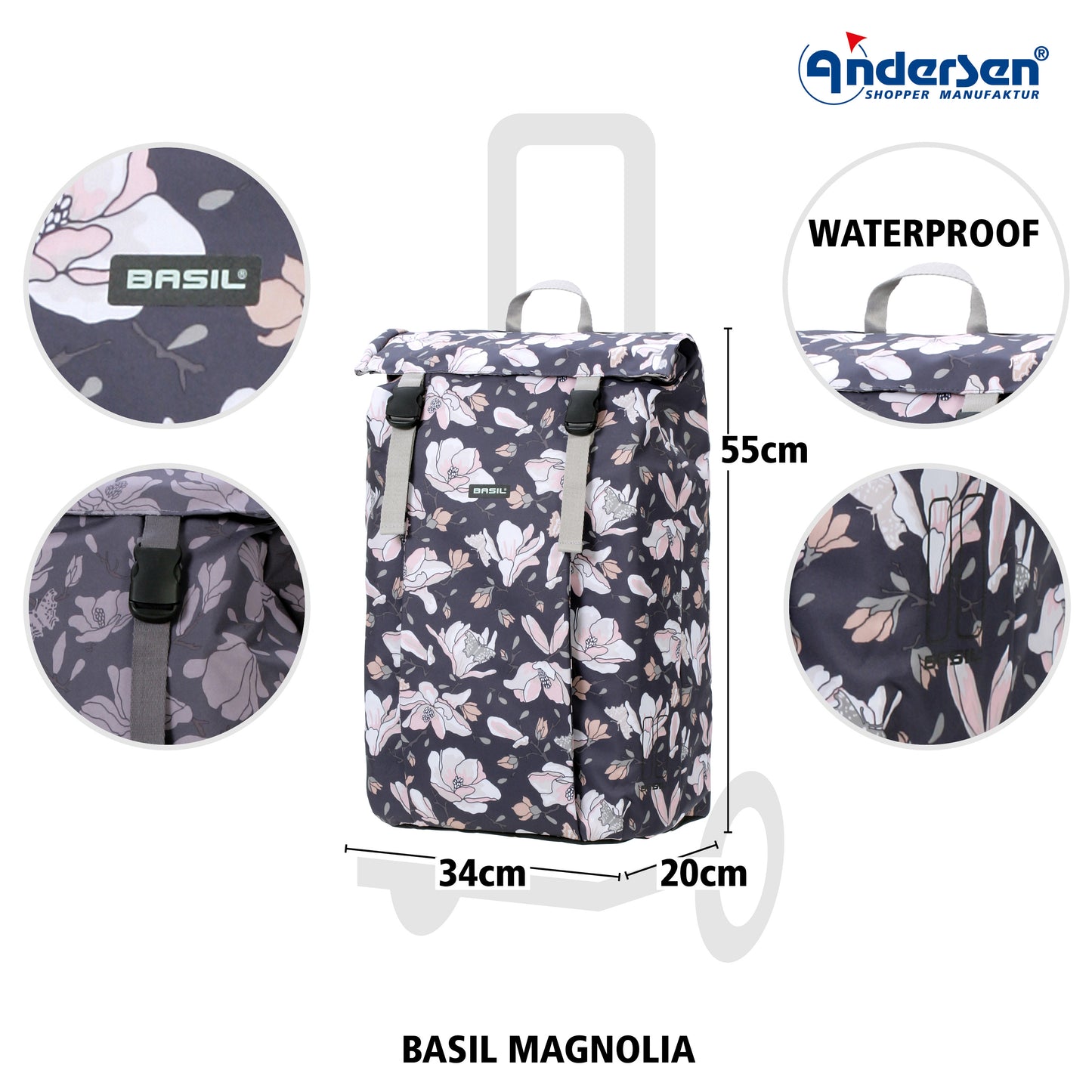 Tasche Basil Magnolia rosa_2