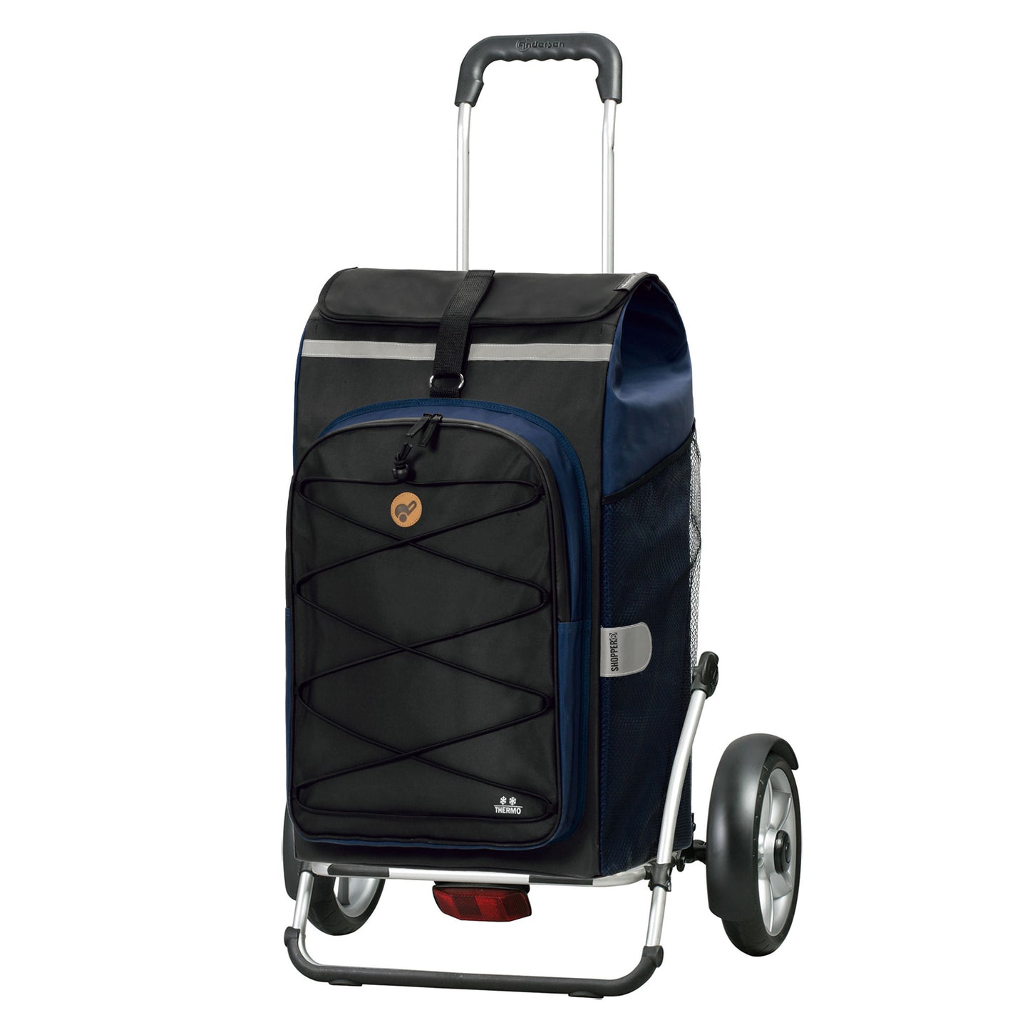 Royal Shopper Plus Fado 2.0 blau kugelgelagerte leichtlaufende abnehmbare Räder - 25 cm