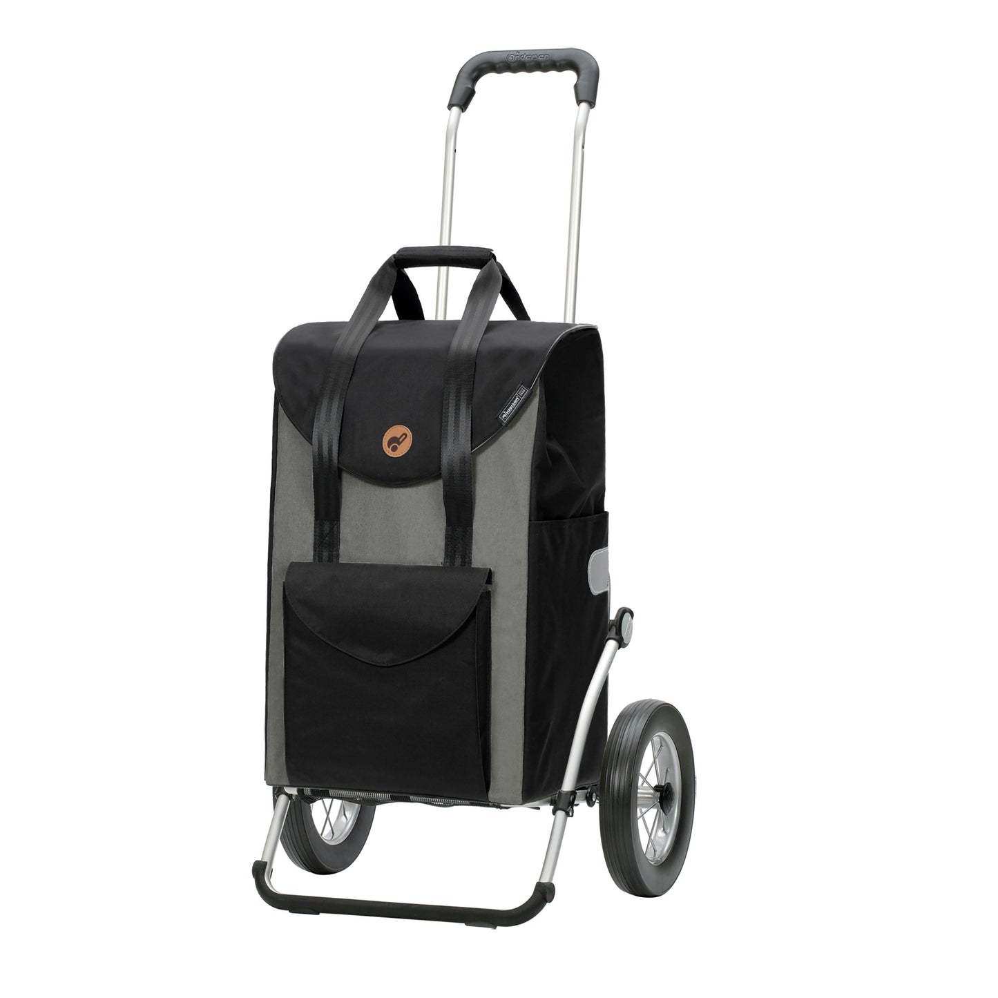 Royal Shopper Senta grau leichtlaufende abnehmbare Räder - 25 cm