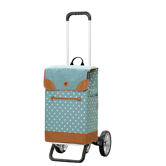 Alu Star Shopper Aiko blau leichtlaufende abnehmbare Räder - 20 cm