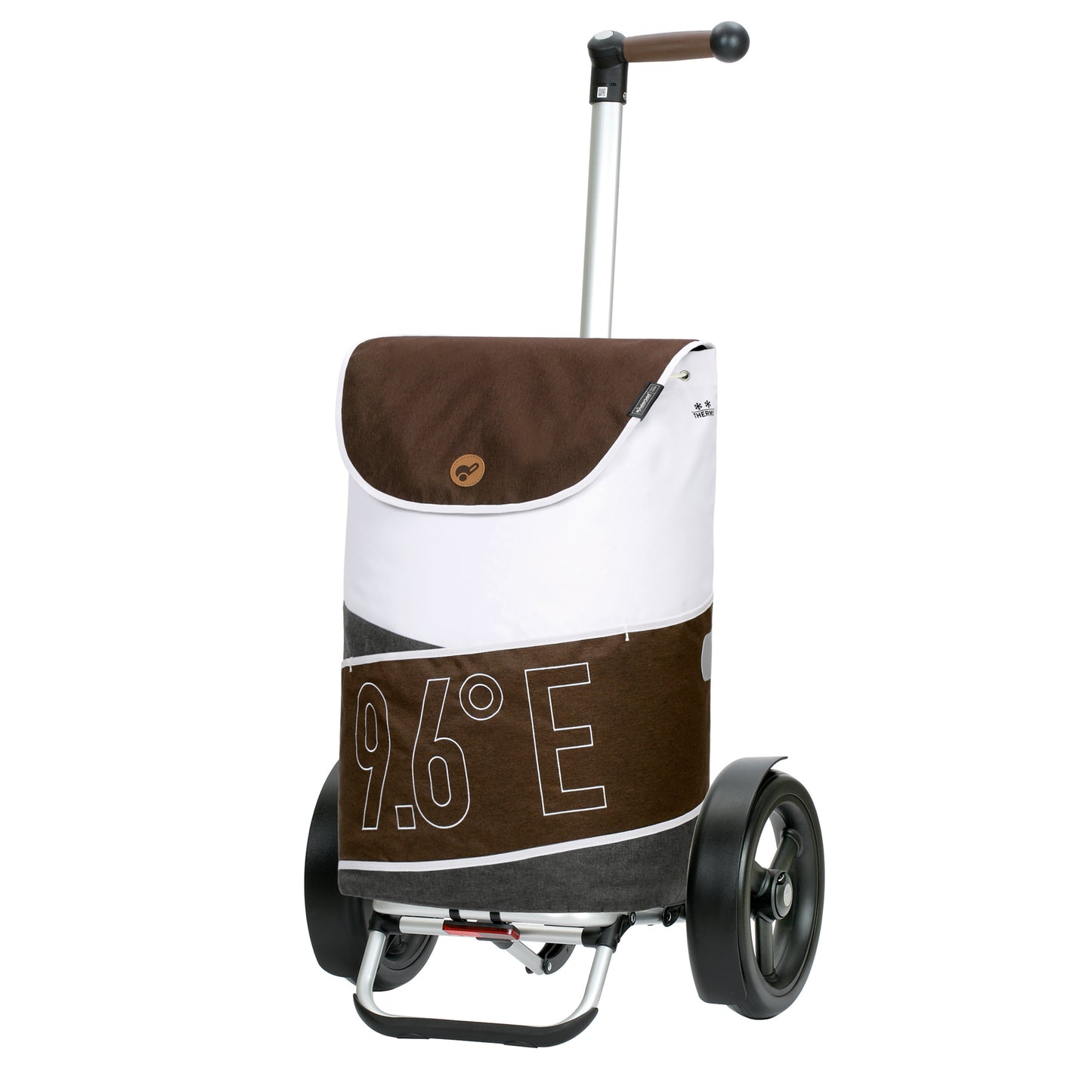 Tura Shopper Loke braun kugelgelagerte leichtlaufende abnehmbare Räder - 29 cm