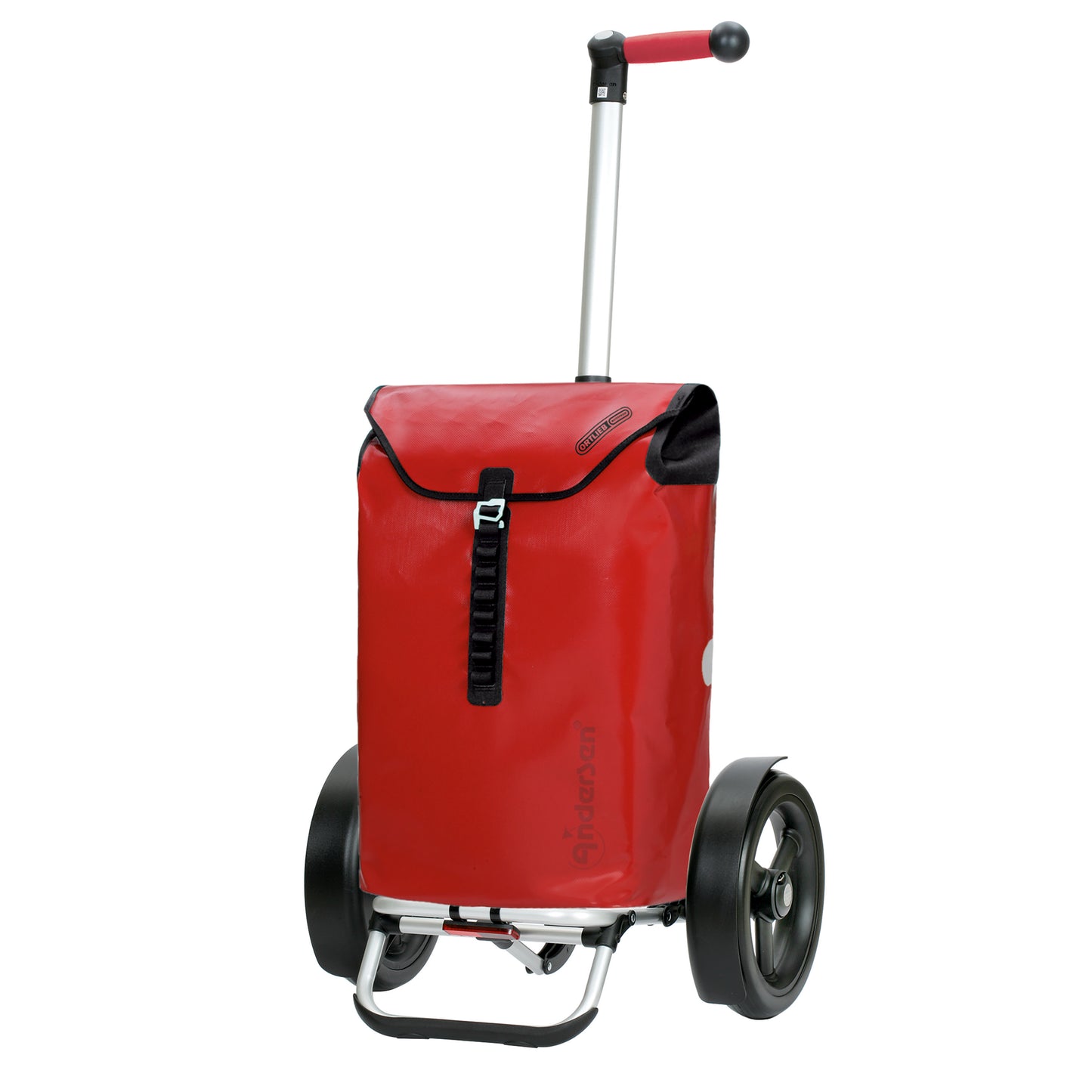 Tura Shopper Ortlieb rot kugelgelagerte leichtlaufende abnehmbare Räder - 29 cm