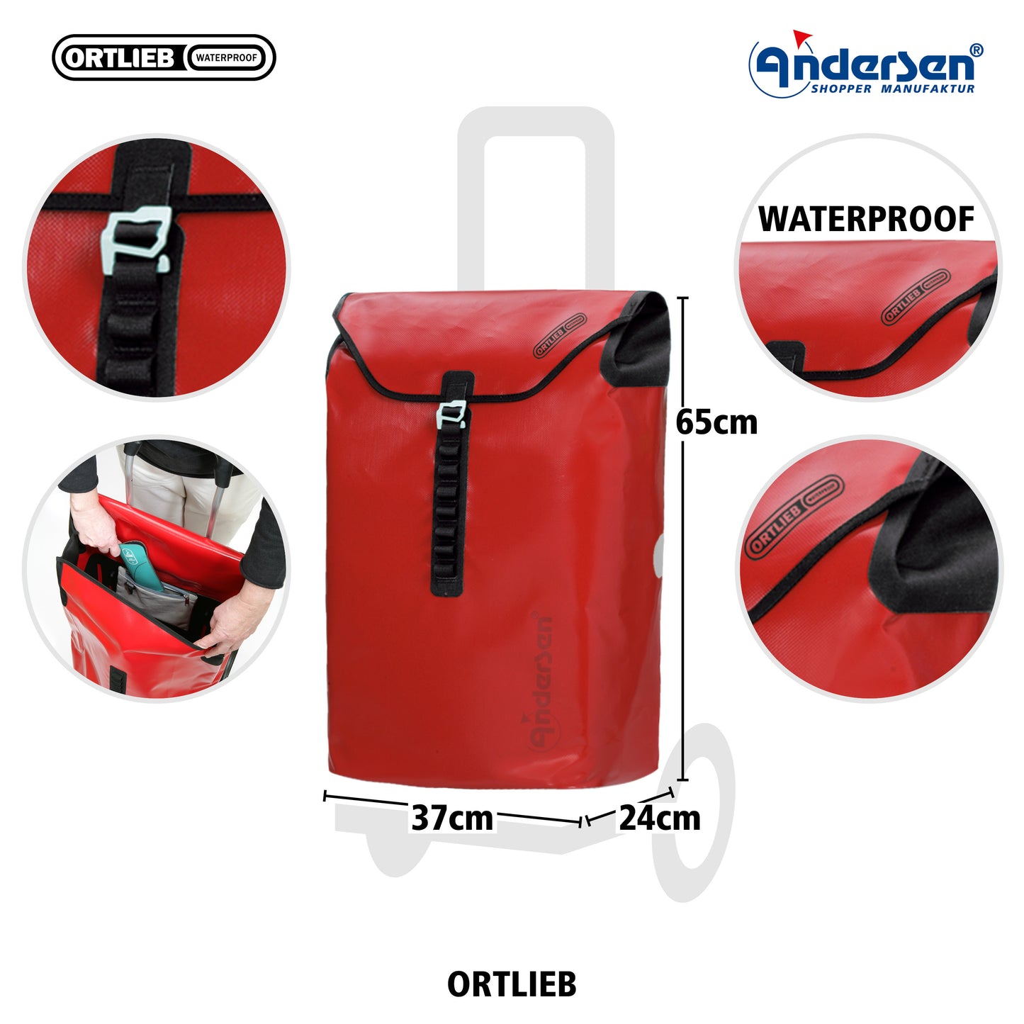 Tasche Ortlieb rot