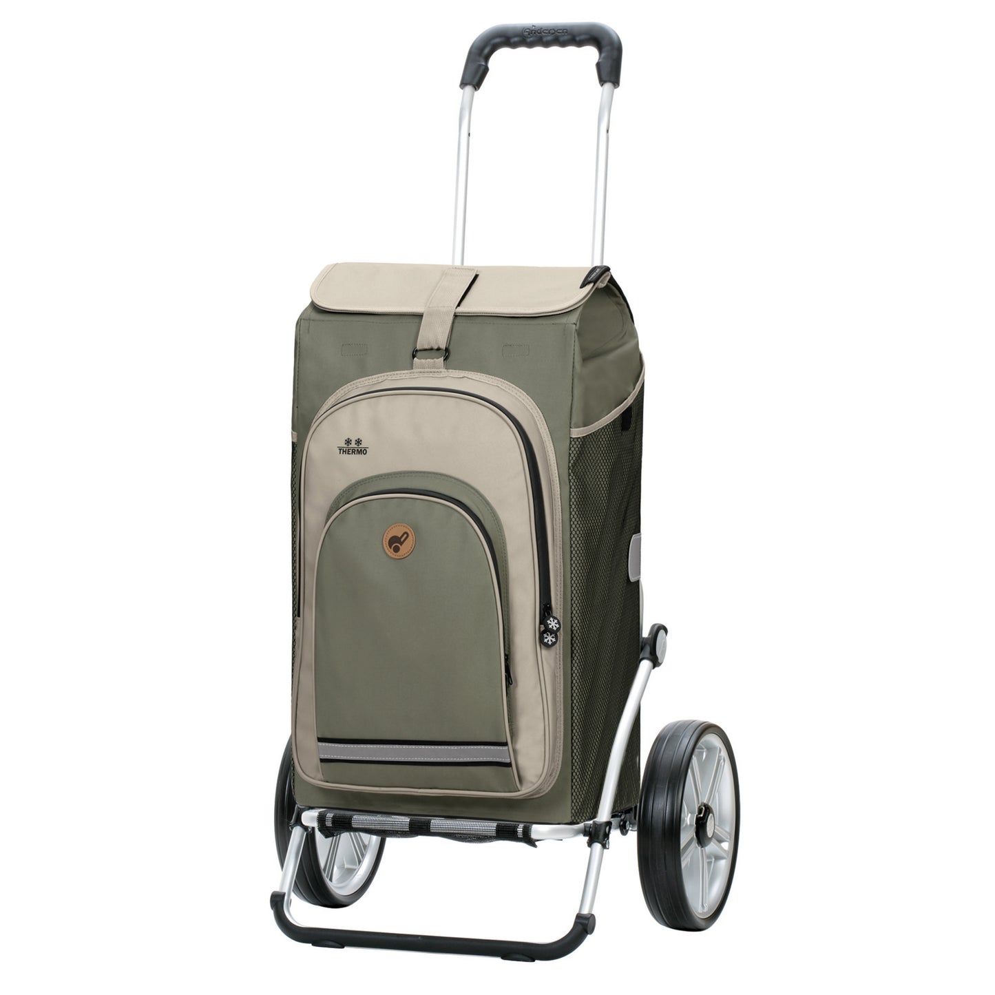 Royal Shopper Hydro 2.1 grau kugelgelagerte leichtlaufende abnehmbare Räder - 25 cm